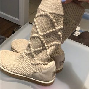 Ugg classic argyle sweater knit boot